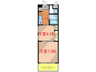 ホ－ムポ－ト朝日の物件間取画像